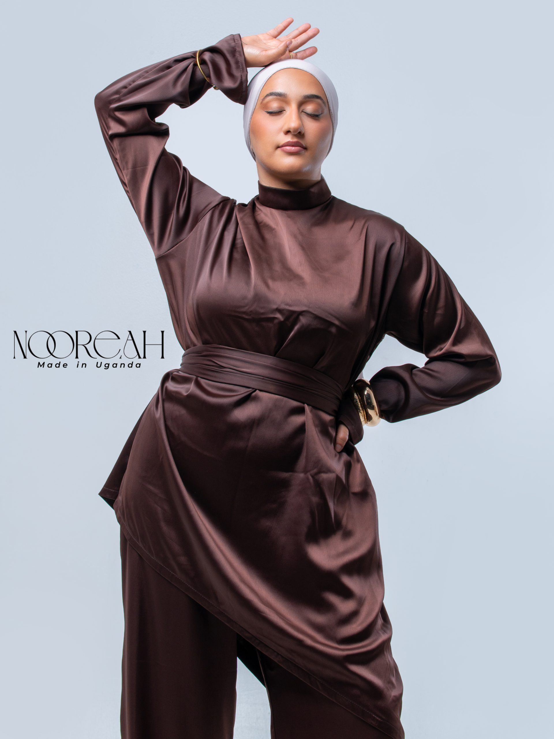 Espresso Silk-Touch Modest Set byNOOREAH